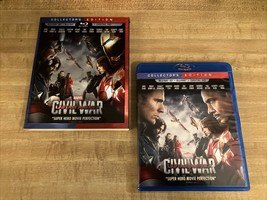 Captain America: Civil War (Blu-ray 3D, Blu-ray 2016) W/ Slipcase - $12.89 CAD