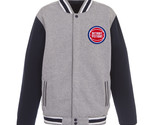 NBA  Detroit Pistons Reversible Full Snap Fleece Jacket JHD  2 Front Log... - $119.99