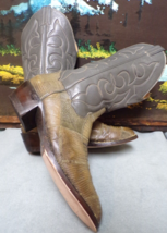 Vintage &quot;Panhandle Slim&quot; Exotic Western Cowboy Boots Men&#39;s Size 9.5D Rare - £98.76 GBP