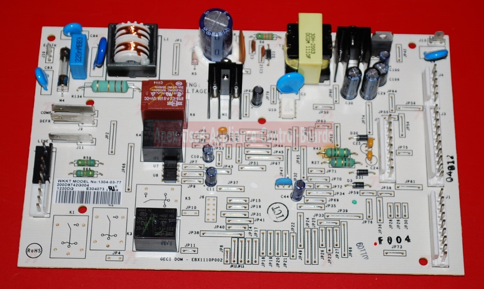 GE Refrigerator Electronic Control Board - Part # 200D9742G004 - $82.70