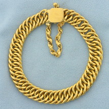 Heavy Curb Link Bracelet in 21k Yellow Gold - £4,610.91 GBP