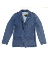 Vintage EZEKIEL E2EK1EL Men&#39;s Long Denim Jacket XL Skateboarding Surf Y2... - $62.21 CAD
