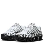 NEW Nike Shox TL Metallic Silver Black White HQ4049-001 Women's Size 8 - $138.59