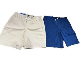 2- Gap Kids Boys Pull On Elastic Waist w/ Pockets Twill L (10/12) Blue, ... - $19.79