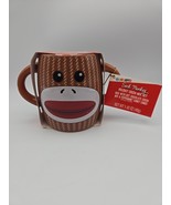 Galerie Holiday Sock Monkey Mug and Cocoa Mix with Candy Canes. NEW - $31.30 CAD