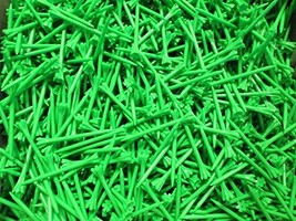 Champ Zarma Fly 3 1/4&quot; Plastic Golf Tees - Lime Green - 100 Tees in Bulk - $19.85