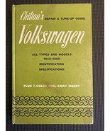 Original Chilton&#39;s Repair &amp; Tune-Up Volkswagen Illustrated 1949-1968 Har... - £10.91 GBP