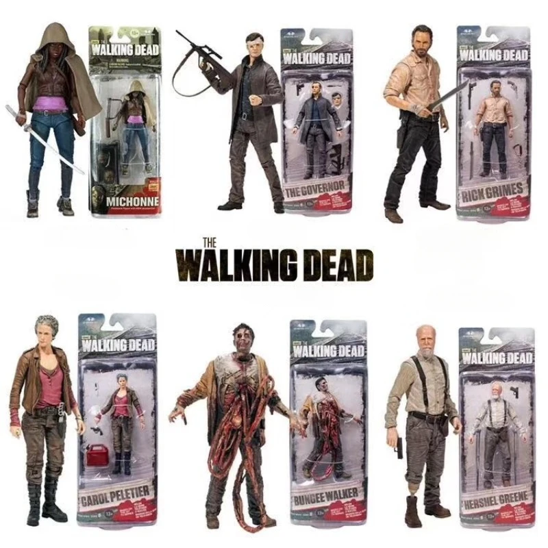 McFarland The Walking Dead Action Figure Abraham Ford Bungee Walker Rick Grimes - £28.76 GBP