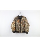 Vintage 90s Cabelas Boys Size Large Reversible Camouflage Puffer Bomber ... - $1,012.02 MXN