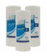 Pack of 3-10&quot;x 4.5&quot; Full Flow String Wound 1 Micron Sediment Water Filte... - $81.23 CAD