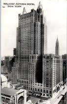 Waldorf-Astoria Hotel New York City New York Postcard - £5.81 GBP