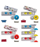 Volvik Vivid Disney Packs 4 Golf Balls Y Sombrero Pinza. Mickey Mouse, M... - $37.35