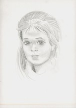 George Perez Collection ~ Portrait of Child / Original Art Sketch - £36.96 GBP