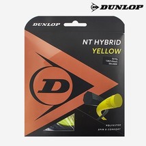 Dunlop NT Hybrid 1.26/1.25 12m Tennis Racquet Racket String Black Yellow... - $27.90