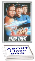 Star Trek TOS cast Kirk Spock Acrylic Executive Display Piece r Desk Pap... - $13.43