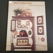 Helene Halverson Designs Fruit Ambrosia Cross Stitch Patterns Leaflet 3 ... - $9.29