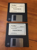 Vintage Macintosh Wordlinx v2.1.1 Ocron Floppy Disk Mac Software 1992 - $29.99