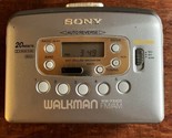 Sony Walkman WM-FX425 FM/AM Cassette Player ~ New Drive Belt ~ Serviced - $49.49