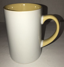 Oversized Giant 5 1/2”Tall Coffee Tea Mug Office Cup Gift-Yellow/White-B... - $29.58