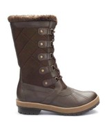 Womens Boots Winter Snow Totes Brown Waterproof Gemma Microfiber Quilted... - £41.33 GBP