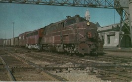 Rock Island Railway Engine 429 Large Postcard Joliet Illinois 1963 Railscene - £6.28 GBP