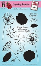 Hot Off The Press HOTP Clear Stamps - Layering Poppies - Silicone Stamps HOTP123 - £9.21 GBP