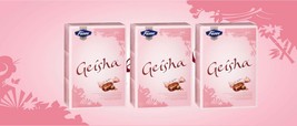 [Pack Of 3] Fazer Geisha Milk Chocolate with Hazelnut Filling from Finland - Eac - £21.41 GBP