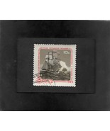 Framed Stamp Art - Postage Stamp from USSR - Polar Explorations - $8.99