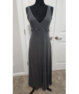 Victoria’s Secret Gray Soft 100% cotton Maxi Dress Vintage - £36.41 GBP