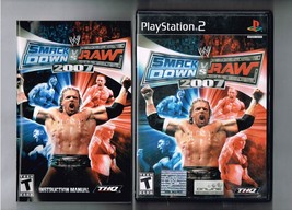 WWE Smackdown Vs. Raw 2007 PS2 Game PlayStation 2 CIB - $28.37