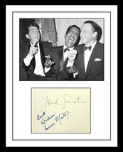 Frank Sinatra &amp; Dean Martin Signed Autographed Vintage Signatures w Glos... - $399.99