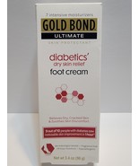 New Gold Bond Ultimate Diabetics Dry Skin Relief Foot Cream 3.4 Oz Tube NIB - $5.00