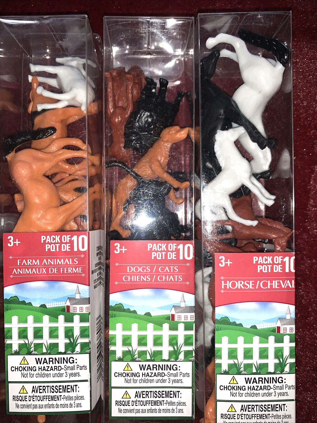 Primary image for 30 Horse/animals,  Greenbrier Breyer USA Plastic Small Miniature Vintage 3packs
