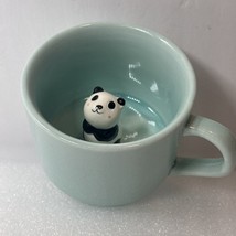 ZaH 3D Panda Surprise Ceramic Tea Cup Collectable 8 FL OZ Coffee Mug - $12.86