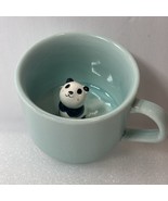 ZaH 3D Panda Surprise Ceramic Tea Cup Collectable 8 FL OZ Coffee Mug - $12.86