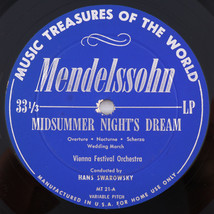 Mendelssohn / Tchaikovsky - Midsummer Night&#39;s Dream / Swan Lake Swarosk LP MT 21 - £9.28 GBP