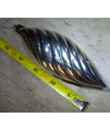 Antique plastic silver Ribbed swirl HANGING Ornament for Christmas Tree ... - $1,063.74 MXN