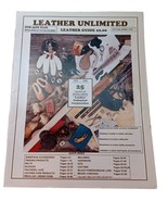 1995 Leather Unlimited Wholesale Catalog  #495 Tools Kits Belts Buckles ... - $14.27