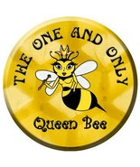 The One and Only Queen Bee Novelty Metal Circle Sign 12&quot; Wall Decor - DS - £17.54 GBP