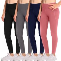 BHRIWRPY 4-Pack Girls Yoga Leggings with 2 Pockets Kids Active Workout Pants - €9,68 BHRIWRPY 4-Pack Girls Yoga Leggings with 2 Pockets Kids Active Workout Pants - €9,68 EUR