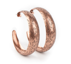Paparazzi Sahara Sandstorm Copper Hoop Earrings - New - $4.50