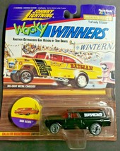 1996 Johnny Lightning Wacky Winners Bad News Series 2 Black HW6 - £3.89 GBP