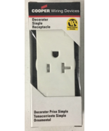 EATON TR6350W-BOX Decorator Single Receptacle 20A NEW 1 PACK OF 5 - £18.34 GBP