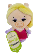 Hallmark Itty Bittys Disney The Muppets Miss Piggy 4&quot; Plush 2014  New wi... - $6.74