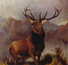 The Monarch of the Glen - Sir Edwin Landseer -  (2) - Framed Picture 16&quot; x 12&quot; - £25.70 GBP