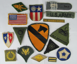 X16 Vintage Military Patch Lot Army Usa Gun Rifle Not Reproductions Estate Sale! - $56.09
