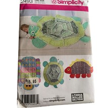 Simplicity Child&#39;s Blanket Rag Turtle Caterpillar Dinosaur Pattern 2493 - Uncut - £19.43 GBP