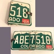 Colorado License Plate Vintage Little Earth Travel Diary Phone Book Made... - £44.39 GBP