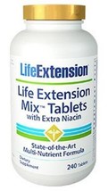 MAKE OFFER! Life Extension Mix Tablets with Extra Niacin 240 tabs image 2