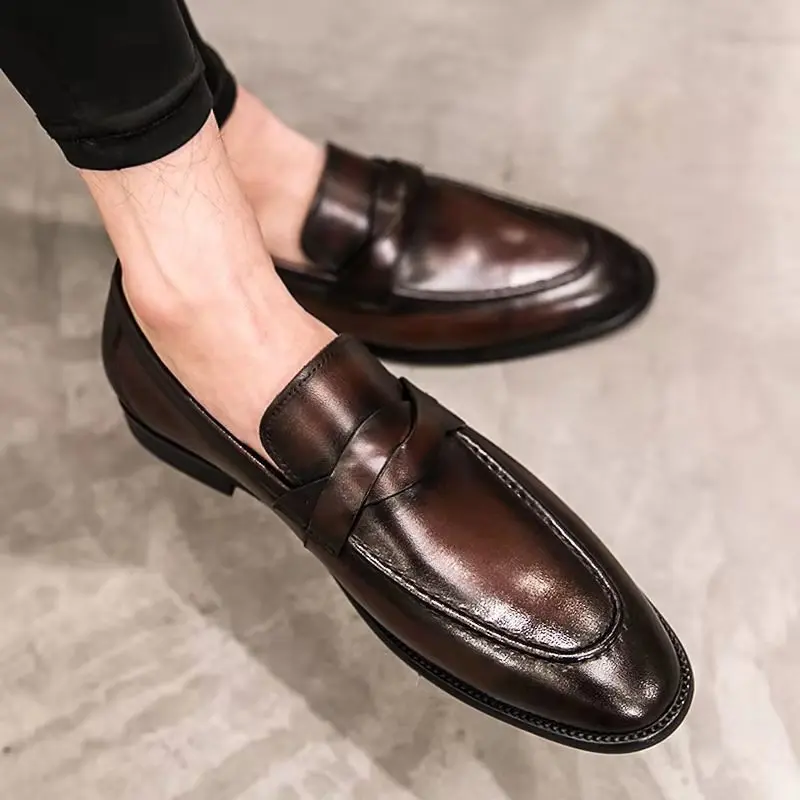  spring autumn comfortable men s pu leather casual shoe for men mens loafers shoes mens thumb200